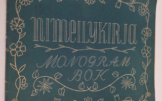 Nimeilykirja - Monogram bok