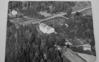 Salo, Särkisalon koulu, vanha ilmavalokuvapk, p. 1962