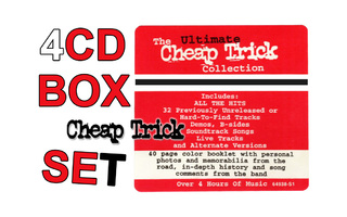UUSI CHEAP TRICK 4CD BOX SET (1996) - ILMAINEN TOIMITUS
