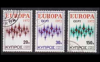 Kypros 374-6 o Europa (1972)