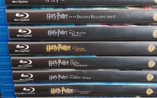 Harry Potter 1-8 elokuvat -Blu-Ray