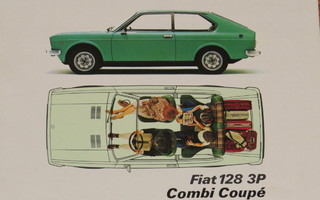 1975 Fiat 128 3P Berlinetta esite - KUIN UUSI - 16 sivua