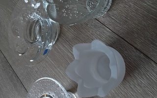 Iittala, Nuutajärvi kynttilänlyhtyä 3kpl ja1 kulho.