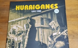 Hurriganes Live 1980 2 LP SINISET VINYYLIT 100 kpl painos