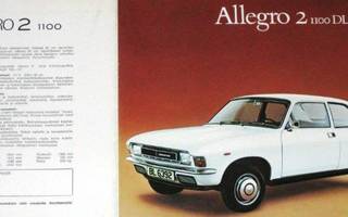 1976 Austin Allegro 2 1100 DL esite - KUIN UUSI - suom