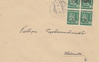 1936, Kirje Muuruvesi, rivileima Vasinniemi
