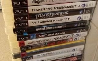 ps3 pelejä läjä 22e/kpl