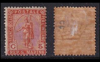 San Marino 33 * Vapauden jumalatar 5 C (1899)