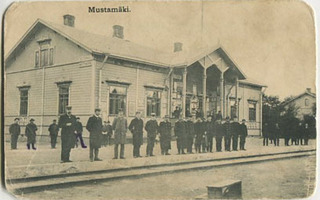 Asemakortti: Mustamäki. Kulkenut v. 1916.
