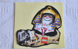 LEGO Pharaoh Hotep - tarra (1998-2001) 6 cm x 6 cm