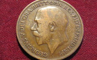 1 penny 1920 Iso-Britannia-Great Britain