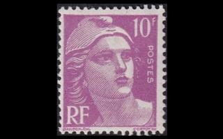 Ranska 803 ** Marianne 10 Fr (1947)