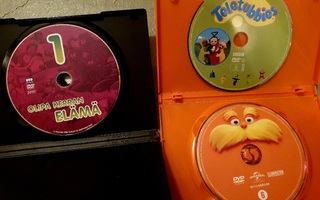 DVD: Olipa kerran elämä 1, Lorax, Teletapit