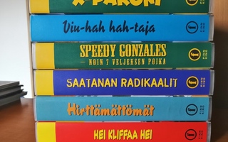 Elokuvapaketti, Spede Pasanen (6 kpl, VHS)