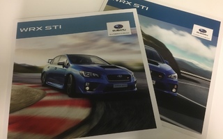 2014 & 2015 Subaru WRX STI esitteet - 2 erilaista