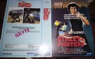 VHS kansipaperi Katujengi -  American Street fighters