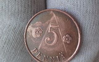 5 penniä 1918- Kansanvaltuuskunta