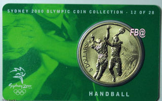 Juhlaraha Sydney Olympia Coin Collection 12 of 28 HANDBALL