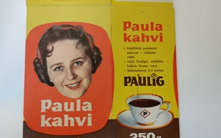 PAULA KAHVIPAKETTI VANHA