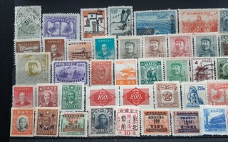 KAUKOITÄ VANHAA (KIINA ym) postimerkkejä **/*/o 41 kpl