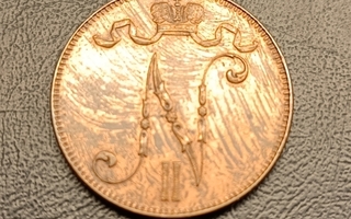 5 penniä 1899 Väärä metallin koostumus #147