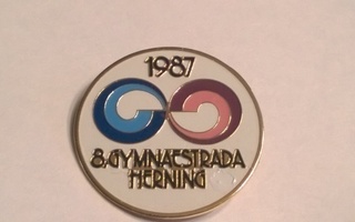 Voimistelumerkki 8. Gymnaestrada Herning 1987