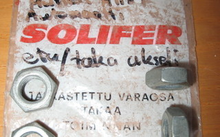 Solifer-automaatti(runko-tankki) Etu-/taka-akselin mutterit.