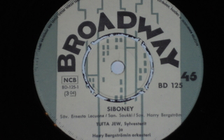 7" TUTTA JEW - Siboney - single 1958 EX