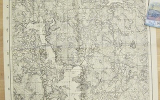 VANHA Armeijan Kartta 1916 Hämeenkyrö