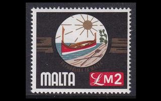 Malta 524 ** Käyttömerkki vene (1976)