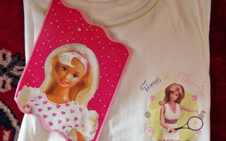 Barbie t-paita 126cm valkoinen.  18