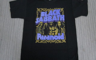 Retro Black Sabbath Paranoid T-paita, uusi, kokoa L