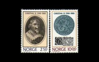 Norja 1001-2 ** Christian IV (1988)
