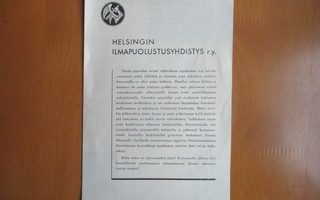 Helsingin ilmapuolustusyhdistys esite 4 s.