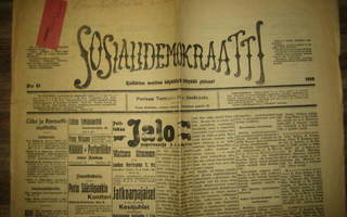 Sanomalehti: Sosialidemokraatti 10.6.1909