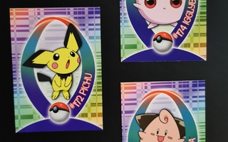 Pokemon Pichu, Cleffa & Igglypuff