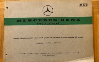 Varaosaluettelo Mercedes-Benz 361,LP 2223, kuorma-auto, 1967