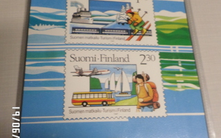 Suomen Postimerkit    1987   Kansio Selityksineen.
