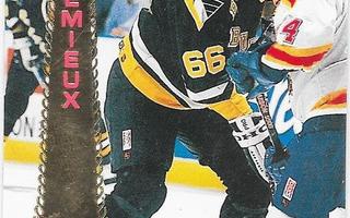1994-95 Pinnacle #170 Mario Lemieux Pittsburgh Penguins