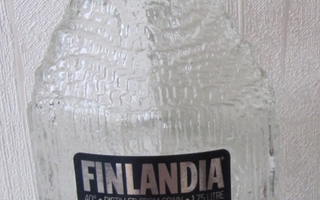 Wirkkalan vanhaa mallia 1,75 finlandia vodka pullo