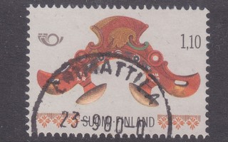 1980 Pohjola 1,1 mk loistoleimalla.