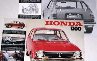 1973 Honda Civic 1200 esite - suom - KUIN UUSI - Berner