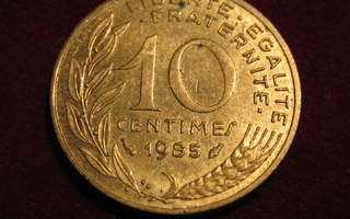 10 centimes 1985. Ranska-France