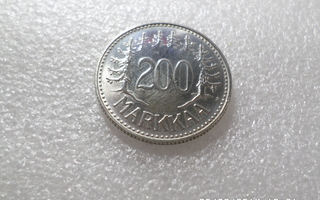 200 mk  1959  hopeaa ,