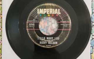 RICKY NELSON - HELLO MARY LOU 7" US -61