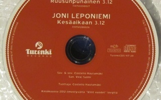 Sani•Ruusunpunainen & Joni L.•Kesäaikaan PROMO CDr-Single