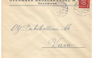 Övermark,  v. 1939  firmakuori kotiseutukeräilijälle