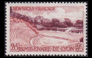 Ranska 1159 ** Lyon 2000v (1957)