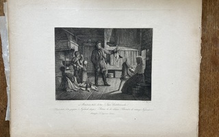 A. Edelfelt: Metsämies tulee kotia (Tupa Uudellamaalla),1873