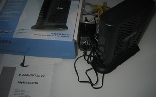 Zyxel P-660HN-T1A v2 ADSL2+ Modeemi